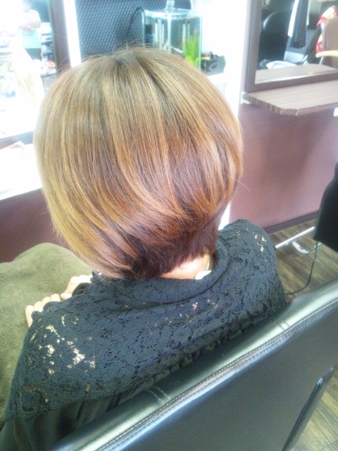 前下がりショート☆