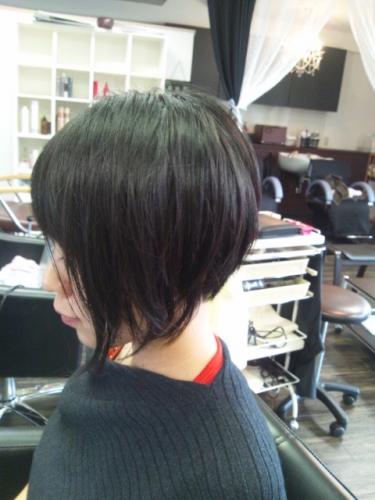 個性派☆前下がりボブ
