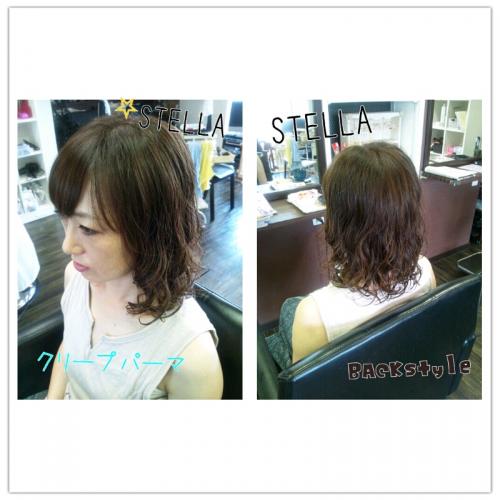 クリープパーマ♪