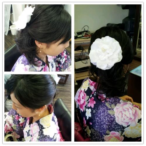 ハーフアップ☆