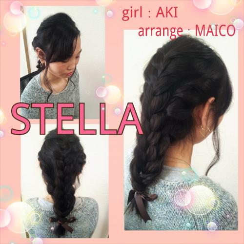 ヘアアレンジ girl:aki   maico arrange    宇部市 アレンジ☆