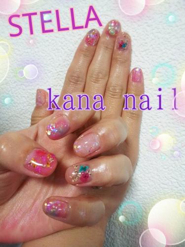 ネイルしてもらいました(*^^*)