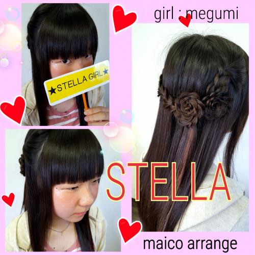 艶髪　×　maico arrange(*^^*)　ヘアアレンジ　宇部市
