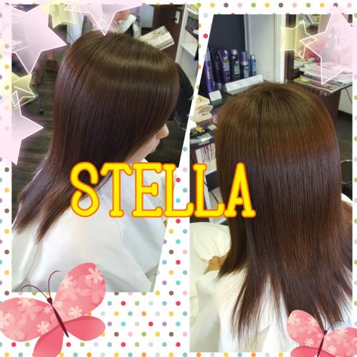 艶髪　ストレート　美容室