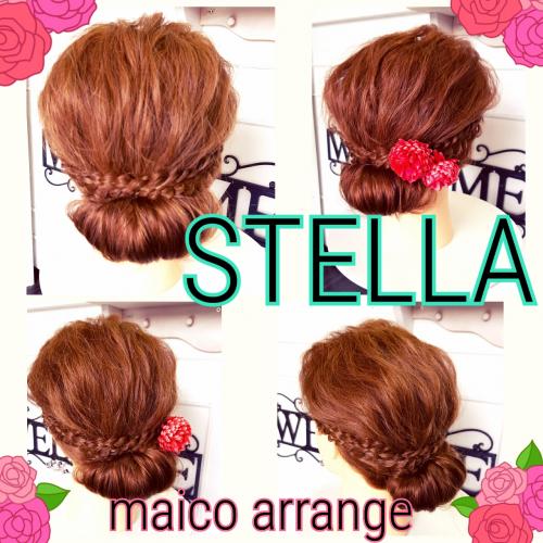 マイコ　アレンジ☆　シニヨンstyle