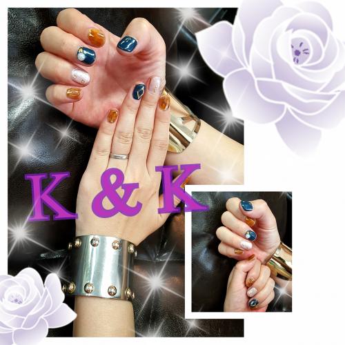 K & K　秋ネイル♪