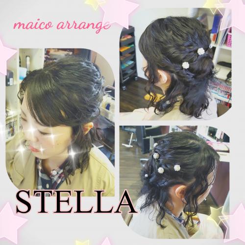 ヘアアレンジ♪ヘアセット♪