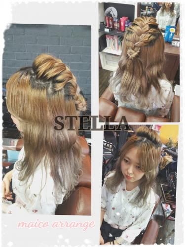 簡単アレンジ♪　　宇部市　へアセット