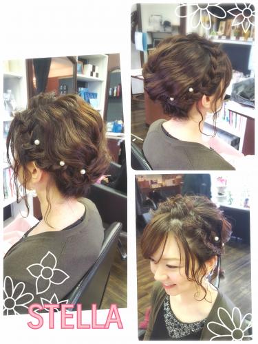 ヘアアレンジ♪ヘアセット♪