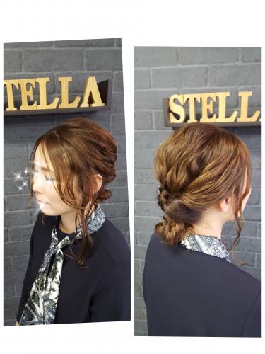 ヘアセット♪　ヘアアレンジ♪　宇部市　ステラ