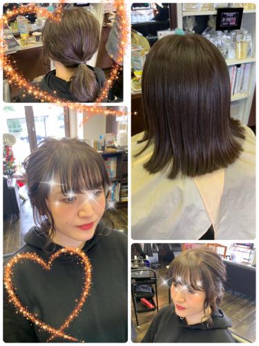 簡単アレンジ♪        宇部市美容院♪
