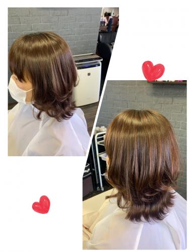 レイヤーで、簡単ヘアセット♡